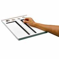 Purdue Pegboard test Mäter två olika aktiviteter: 1. Stora rörelser av fingrar, hand och arm. 2. Känsel i fingertopparna. Förpackningen inkluderar instruktionsmanual, normalvärde och 25 protokoll.