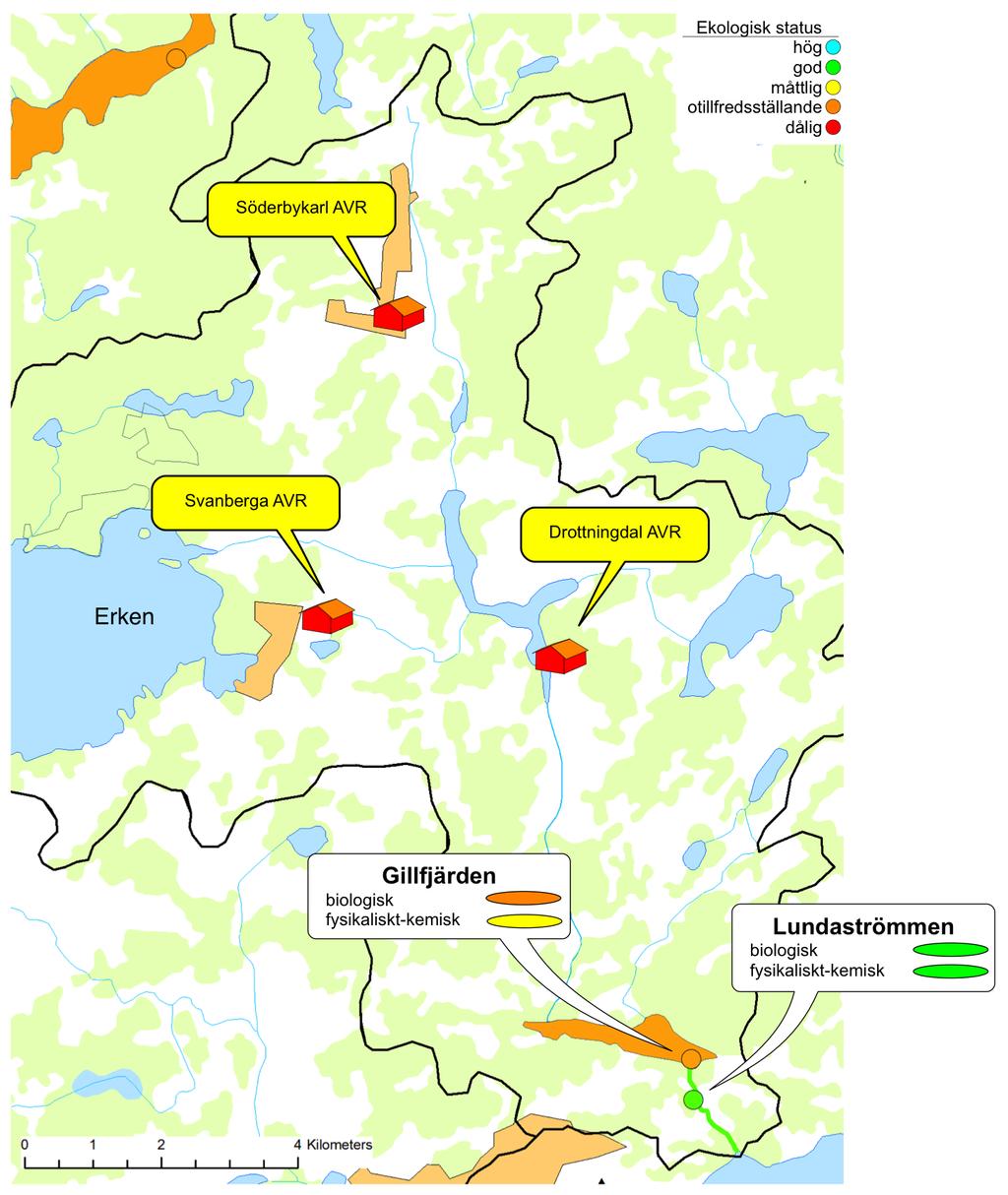 Broströmmens avrinningsområde Broströmmens avrinningsområde omfattar 227 km 2 och domineras av skog. Andelen jordbruksmark uppgår till 21 procent och andelen sjöar till hela 13 procent.