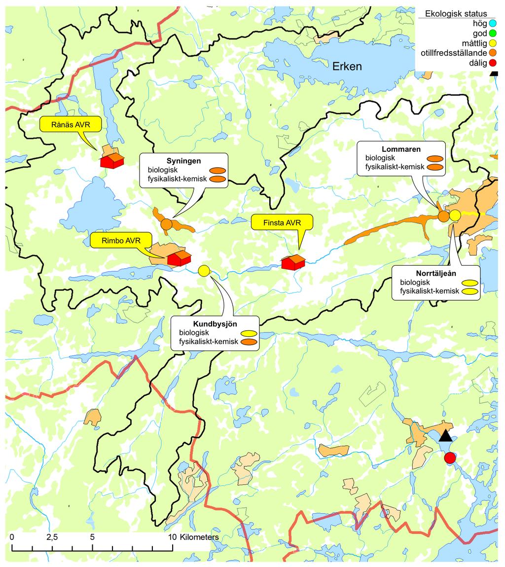 Norrtäljeåns avrinningsområde Norrtäljeåns avrinningsområde omfattar 350 km 2 och domineras av skog. Andelen jordbruksmark uppgår till 26 procent och andelen sjöar till sju procent.