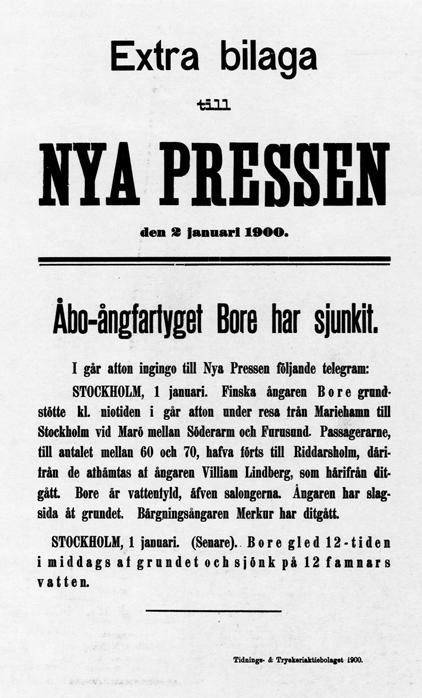 I den andan gick Bore på sin första stockholmsresa den 29 januari 1998.