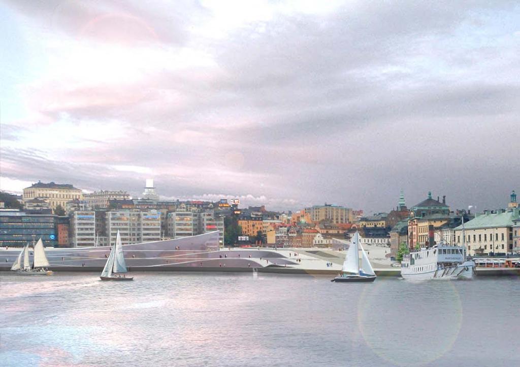 Vy från Skeppsholmen.