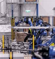 Tillsammans har bolagen skapat en högteknologisk robotanläggning som inte bara innefattar teknik och nätväggar utan