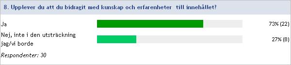 Bättre förståelse för komplexiteten och möjligen också begränsningarna av möjligheterna på regional nivå att i nuläget åstadkomma verkningsfull och