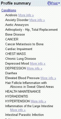 Anxiety Disorder Aortic Aneurysm Arthroplasty - Hip, Total Replacemt Bone Disease CANCER Cancer Metastasis to Bone Cardiac Impairment CHEST MASS Chronic Lung Disease Depressed Mood DEPRESSION