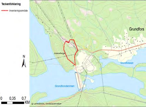 3 Figur 3: Ritning över Svenska kraftnäts nya station samt Vattenfall Eldistributions anläggning sydost om ny anläggning. Mellan de aktuella stationerna finns även dagens station utmarkerad. 1.