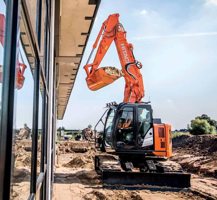 ZAXIS-6-serien HYDRAULISK GRÄVMASKIN Modell : ZX135US 6 Nominell motoreffekt : 78,5