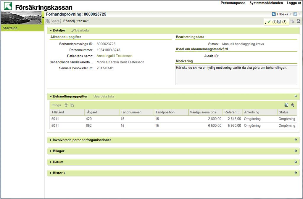 18. Förhandsprövningen är inskickad! Det indikeras genom att knappen inte längre går att klicka på, och du kan även se att förhandsprövningen har blivit tilldelad ett unikt Förhandsprövnings ID.