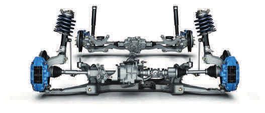 pekskärm, SYNC 3 med röststyrning och nio Sony-högtalare Unik RS-instrumentgrupp Ford Power-startknapp RS-tröskelplåtar fram Aluminiumpedaler Ringtrycksövervakning (TPMS) Låsningsfritt bromssystem