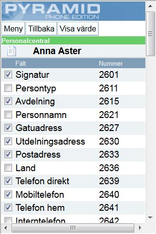 10.1.5. Lägg till i grupp Kommandot används för att lägga till kontakten i en arbetsgrupp. TILLBAKA Kommandot Tillbaka, tar dig ett steg bakåt i taget.