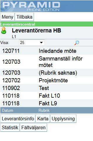 Det är en fördel att snabbt kunna ta fram aktuell försäljning och reskontra före eller under ett kundbesök. 13.