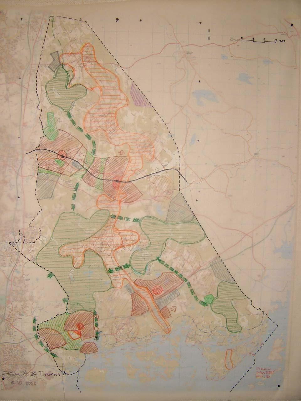 Bild 9: Generalplanens preliminära utkast 6.10.