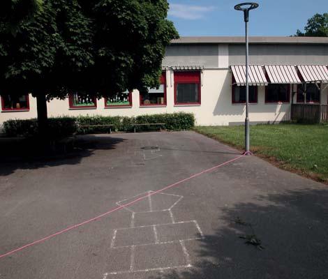 Inne i centrala Hanaskog finns exempelvis en nyanlagd lekplats samt Hanaskogsbadet. Bebyggelse Inom planområdet finns det bebyggelse till förmån för skolans verksamhet i 1-1½ våningar.