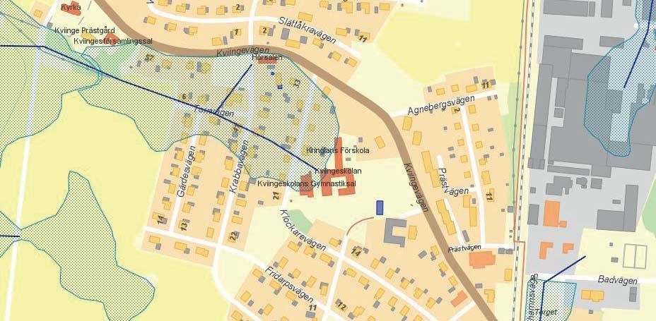 av urberg. Samhällsbyggnadsavdelningen gör en bedöming att markens grundförhållanden är lämpliga för bebyggelse då delar av planområdet redan är ianspråktaget och omges även av bebyggelse.