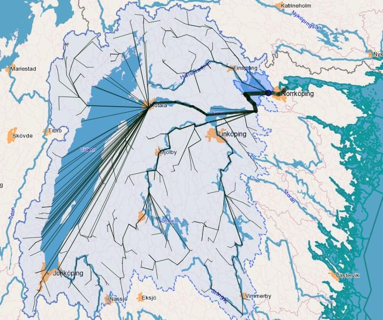 Motala ström Denna värdebeskrivning är en del av det underlagsdata som definierar Energimyndighetens förslag på riksintressen för Vattenkraft.