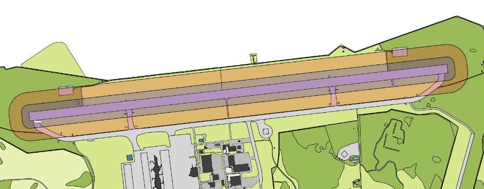 hinderytan, skall alltid samordnas med berörda parter enligt flygplatsens AR. Tillämpliga restriktioner avseende hinder/arbeten avgörs av vilket område som berörs.
