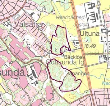 rödlistad eller hotad, men tas upp i Habitatdirektivets bilaga 2 (omfattar arter som för sitt bevarande kräver särskilda bevarandeområden). Naturaområdet Bäcklösa. (Från Länsstyrelsen i Uppsala län.
