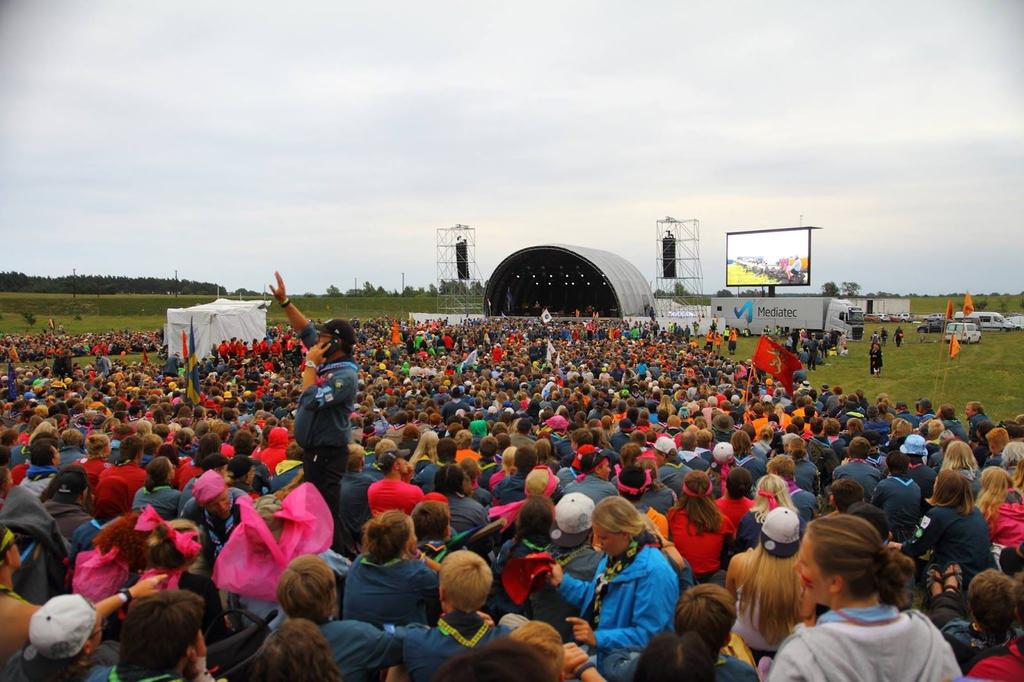 Jamboree17 Trelleborgs scoutkår Under sommaren arrangerades en stor nationell Jamboree på Rinkabyfältet utanför Kristianstad och från kåren deltog ett gäng upptäckare, äventyrare och utmanare med