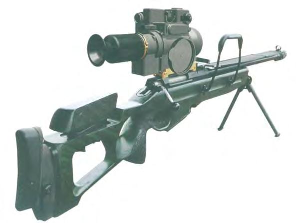 Vapen 7,62 mm SVD och SVDS gevär 7,62 mm PKM och Petjeneg kulsprutor 9 mm SVDK gevär 12,7 mm ASVK gevär SV-98 gevär Sikte, bildförstärkare Förstoring: 3,8 Synfält: 9 Detektionsavstånd, min: 900 m