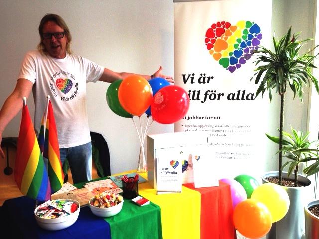 HBTQ i Region Jönköpings län RJL:s arbetsgrupp för HBTQ-frågor QomUt-veckan HBTQ-certifiering