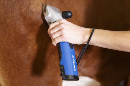 DeLaval batteriklipper R2 för ko och häst 3:79 Batteriklipper levereras inkl: 1 miljövänligt Li-ion batteri, laddare och väska med verktyg samt 100 ml olja.