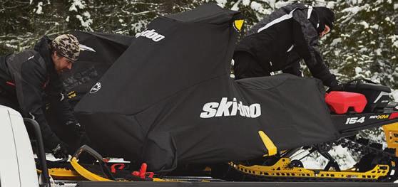 PÅ SIDOPANELER MX Z STYRHÖJARE SUMMIT STYRHÖJARE EXTRA FRAMSTÖTFÅNGARE FÖRVARINGSBOX MX Z X, MX Z TNT, Renegade X, Renegade Backcountry X, Summit SP, Summit X REV-XM, REV-XS med vindruta som tillval