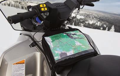 Luckan är perfekt att fästa GPS:en på.