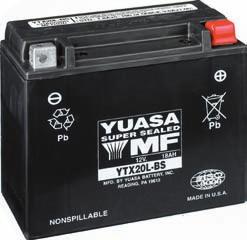ELEKTRISKA YUASA BATTERIER 410301203 18 Amps.
