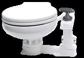AquaT toalettskålar finns i tre utföranden: - Comfort - skål med en större, bekväm oval sits - Compact -