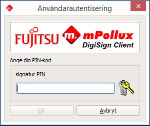 3. Skriv in din PIN-kod och klicka på OK. 3.7 Signera och kryptera ett e-postmeddelande Med programvaran DigiSign Client kan du skriva under och kryptera ett e-postmeddelande.