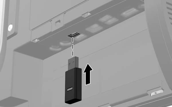 Synkronisera valfritt trådlöst tangentbord eller valfri trådlös mus Det trådlösa tangentbordet och musen (tillval) är enkla att konfigurera.
