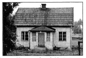 Kvast-Otto Här hade jag en felaktig bild på Otto Erikssons hus, så här såg det ut enligt Tonny Treiberg mfl. Låg på Nynäsvägen 113.