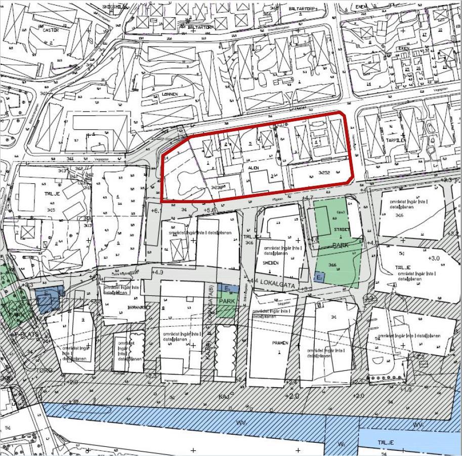 DETALJPLANER OCH FÖRORDNANDEN SKELETTPLAN FÖR NORRTÄLJE HAMN Den första detaljplanen som togs fram för Norrtälje Hamn är Detaljplan för del av Tälje 3:1 med flera, Norrtälje hamn - skelettplan, i