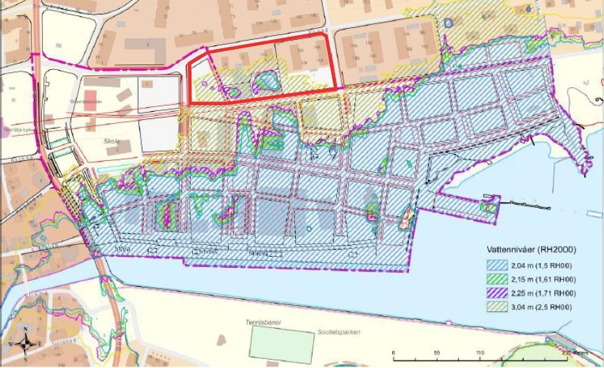 FARLIGT GODS En sekundär transportled för farligt gods leddes tidigare via Roslagsgatan och Hamnplan till hamnområdets industriverksamheter.