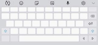 Grunder Ange text Tangentbordslayout Ett tangentbord visas automatiskt när du anger text för att skicka meddelanden, skapa anteckningar och annat.