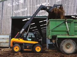1 JCB:s Adaptive Load Control-system förhindrar automatiskt maskinen från att välta framåt vid
