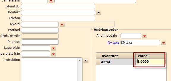 45210 ärende 64694 Generellt > Beskrivning: Där det finns antalsfält ska det som står däri markeras och försvinna när man skriver in nytt. Är idag lätt att det blir fel antal.