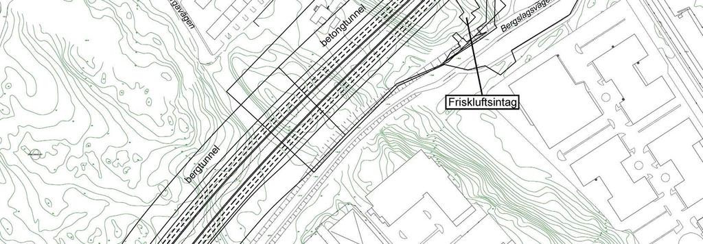 N situationsplan Vattendom En vattendom reglerar alla tunnelar tillhörande Förbifart Stockholm. Det gäller förhållningssätt till gällande natur och bebyggelse.