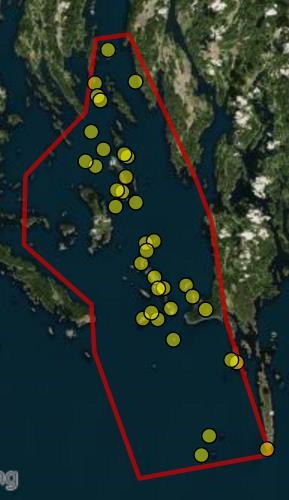 B.2. Geografisk avgränsning För det andra gör Ekologigruppen AB en geografisk begränsning av undersökningsområdet.