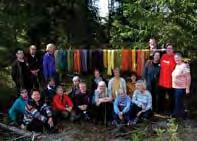 Svamputställning Wivstavarvstjärns camping. Foto: hjördis Lundmark. Glada svampfärgare sommaren 2014. Foto: Monica Svensson. Svampglädje. Foto: Katarina Lundmark.