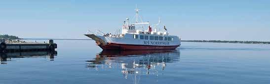 Besöksnäring och kommunikationer goda kommunikationer Norrbyskärsfärjan (fotograf www.visitnorrbyskar.