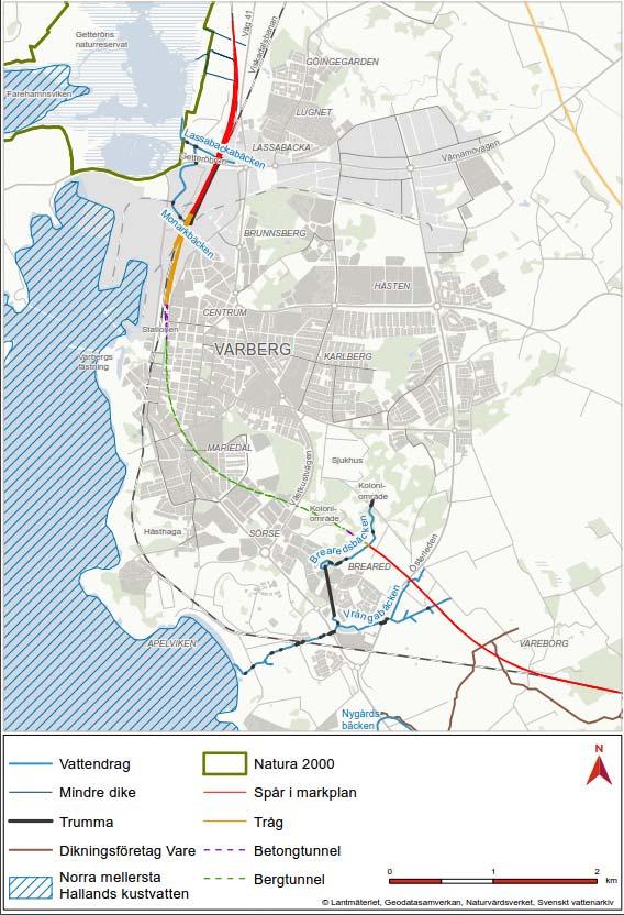 6.1.1. Spårområdet norr om Getteröbron samt Lassabackadeponin Lassabackadeponin angränsar till spårområdet i öst och Getteröns fågelreservat i väst.