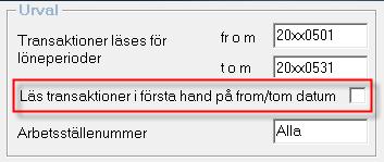 För att selektering per arbetsställe ska fungera ska du komplettera i anställdaregistret under statistikfliken med arbetsställenummer.