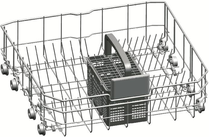 nedre och övre korgen och få mer plats.