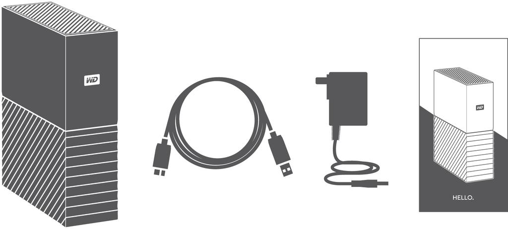Om WD-disken direkt. Den levereras med alla program du behöver för att skydda alla dina data, inklusive WD Backup och WD Security och är kompatibel med Apple Time Machine.