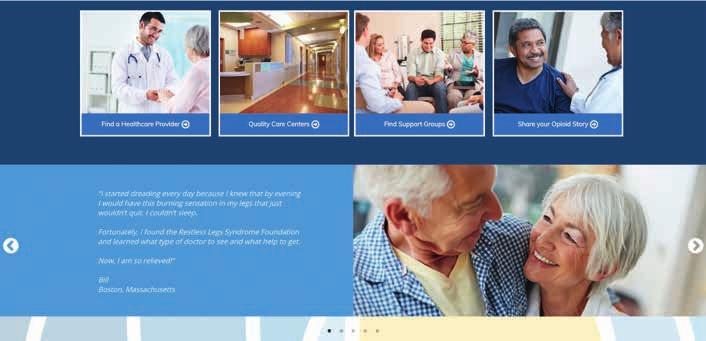 2012 bildades en grupp mellan RLS Foundation och IRLSSG (International Restless Legs Syndrome Study Group) så att de tillsammans i USA och Kanada kunde göra en studie på RLS-patienter.