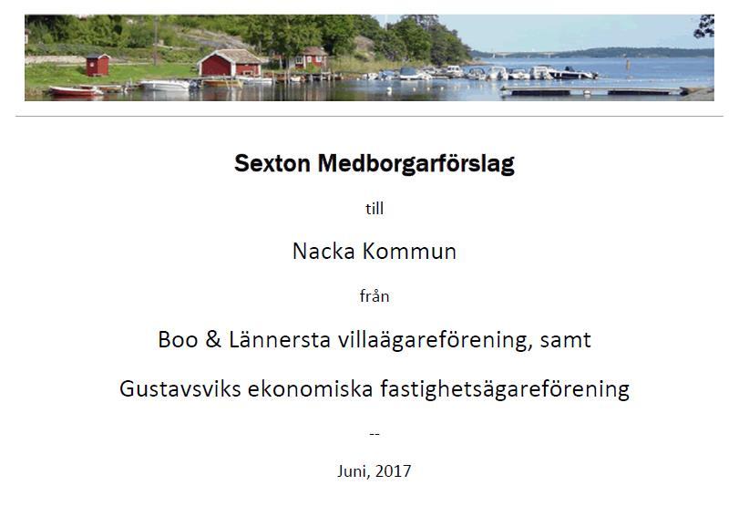 16 medborgarförslag På mötet överlämnade vi 16 medborgarförslag