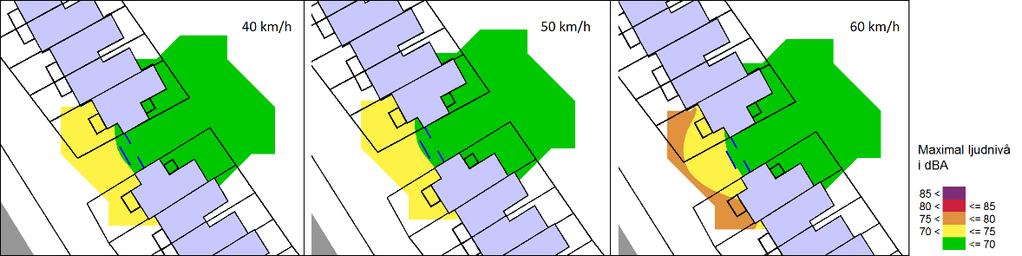 Observera att ljudkraven varierar med fönsterstorleken, rumsstorlek, val av ventilation och ytterväggskonstruktion.