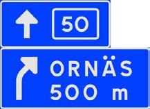 Avfartsvägvisningen ska bestå av märkena F4, avfartsorienteringstavla och F7, avfartsvisare eller F8 körfältsvägvisare.
