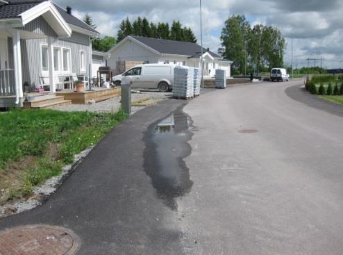 befintligt bostadsområde samt bilder över delar av det