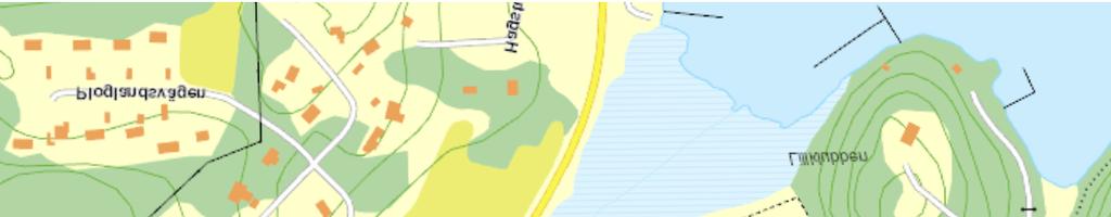 Skötselområde 1: Lövskog, viss naturvårdande skötsel 2: Tallskog och